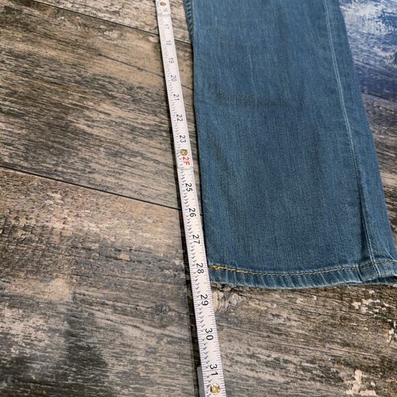 Levis 511 Jeans Mens 38x30 Blue Denim Slim Fit Stretch Straight Leg Zip Fly Work - Picture 16 of 16